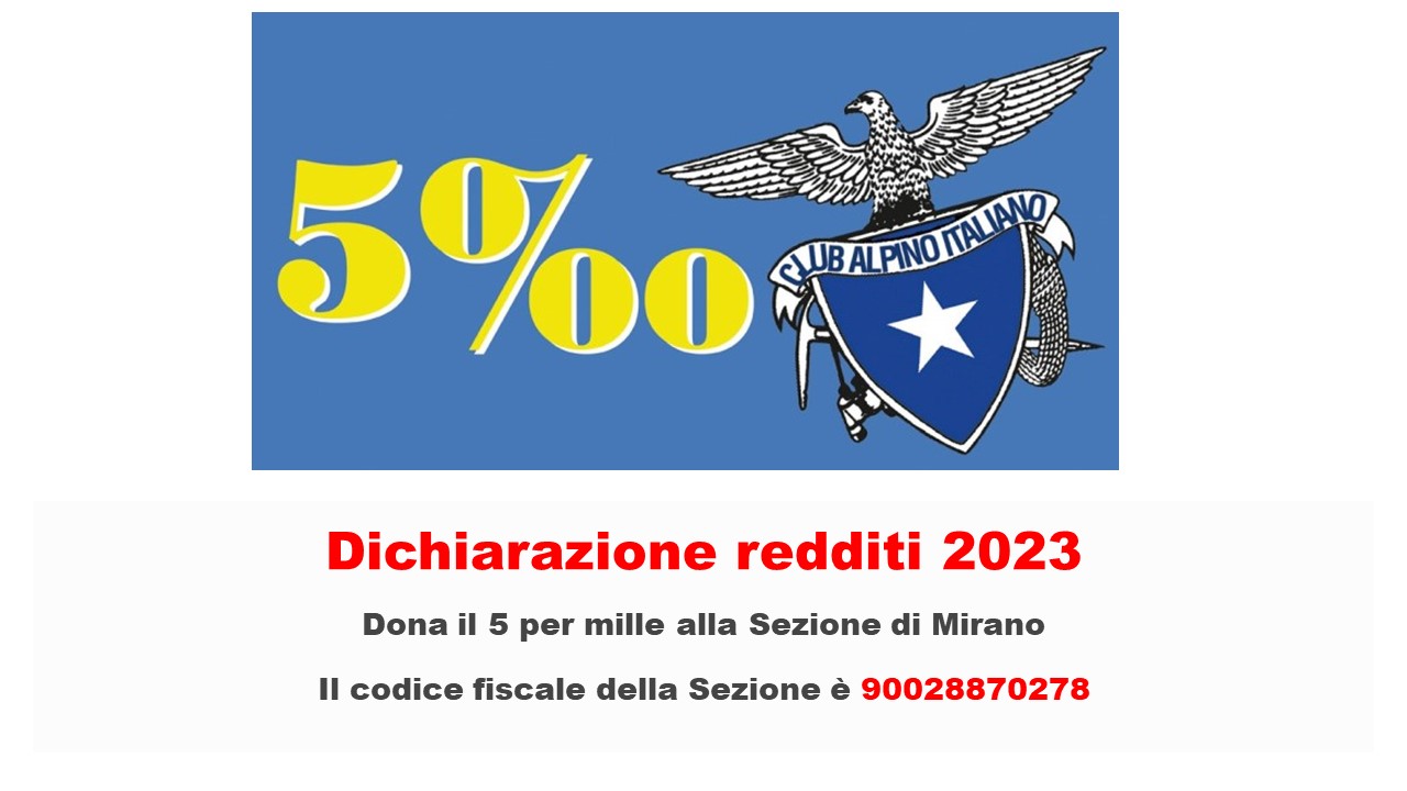 Il 5×1000 al CAI Mirano