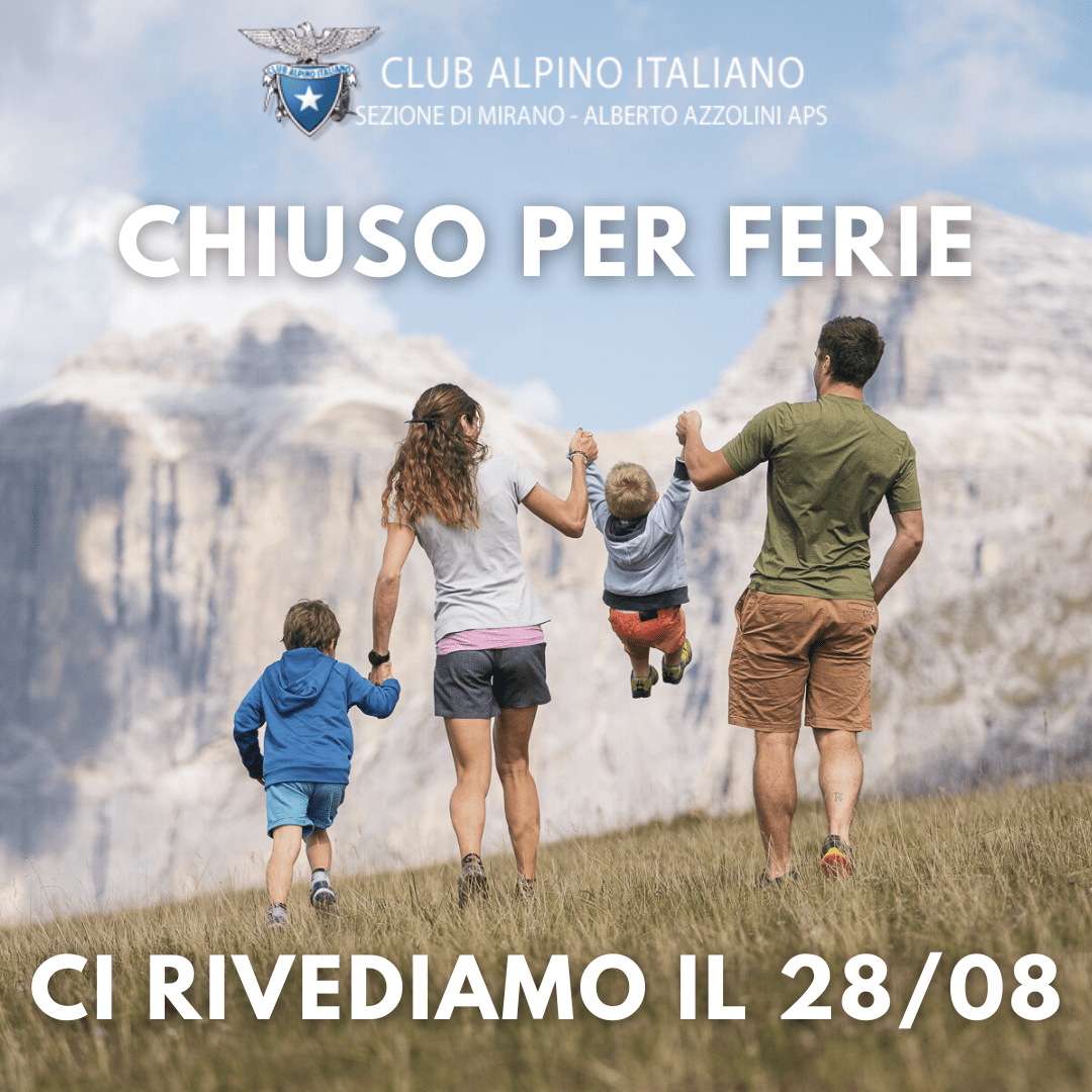 CHIUSURA ESTIVA